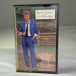 Country Boy by‎ Ricky Skaggs (Cassette, Epic)